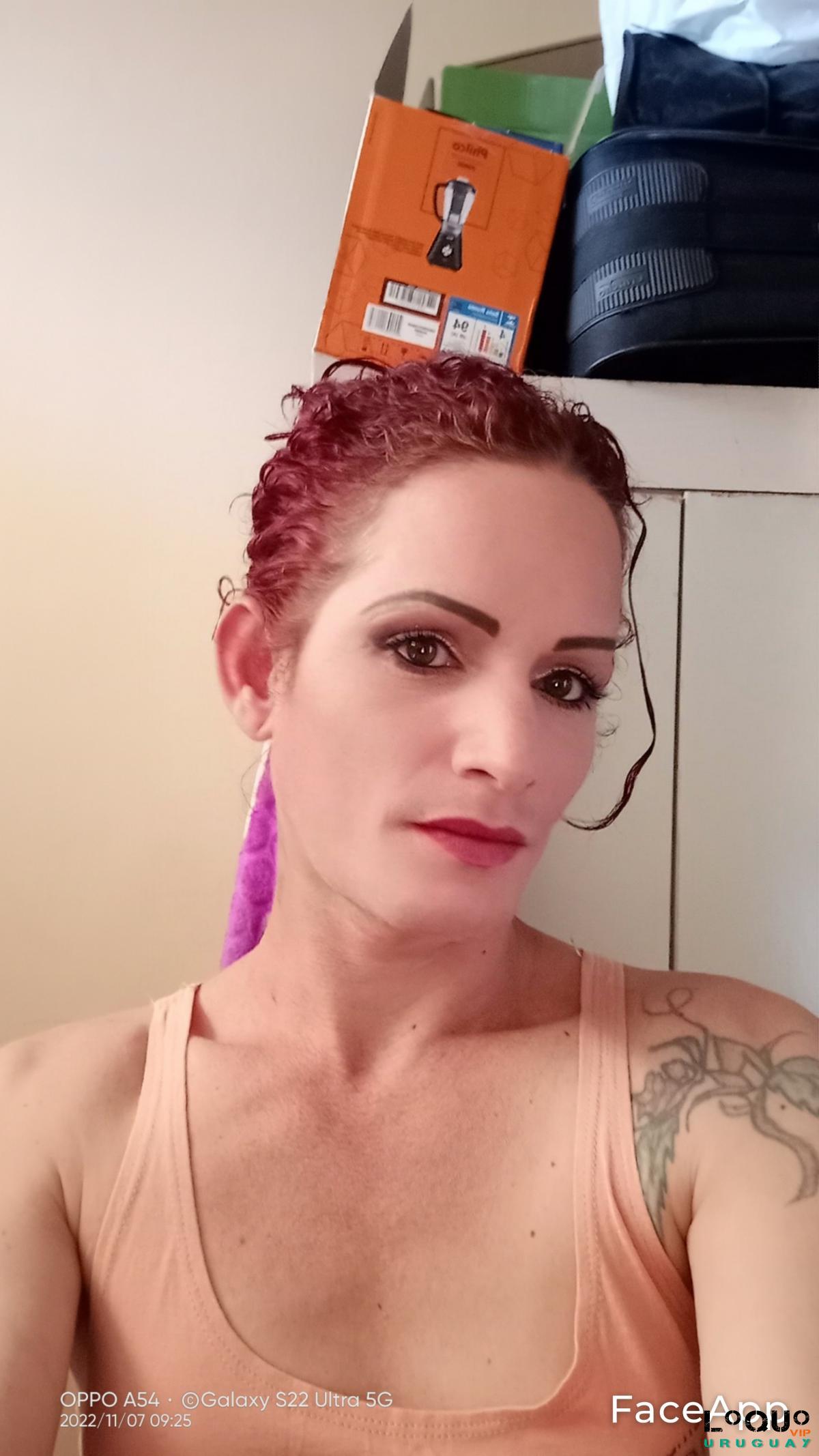 Trans y Travestis Rivera: Chica trans cubana adicta al sexo...